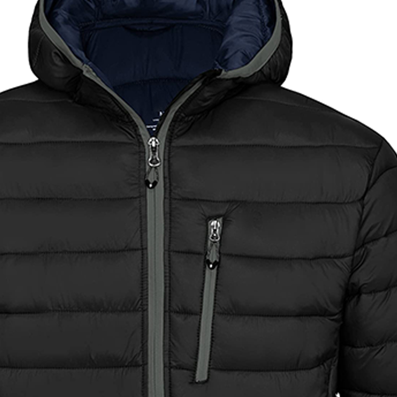 Winter Lightweight Water Resistant Men's Plus Size Outerwear Quilted Insulated Jackets
