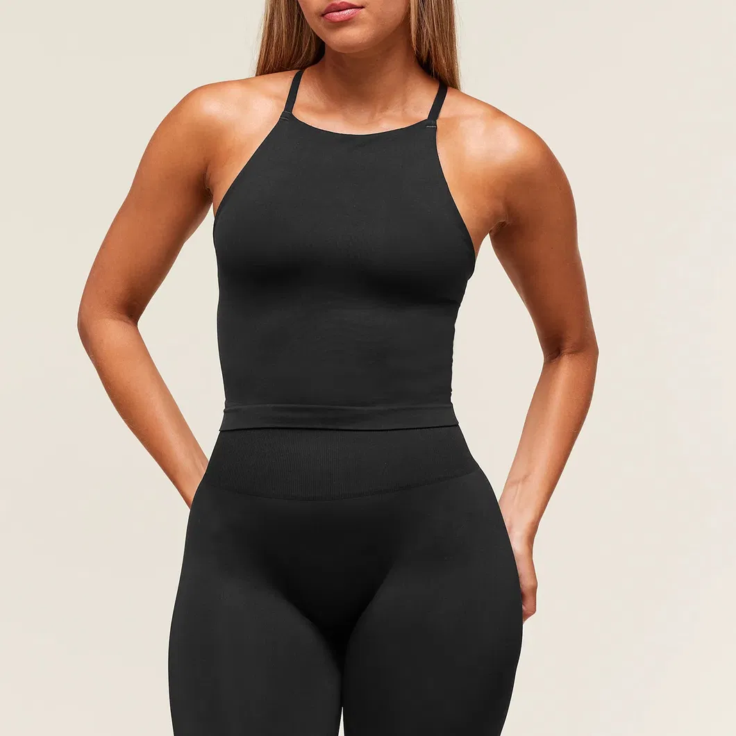 Halter Neck Workout Sports Bra