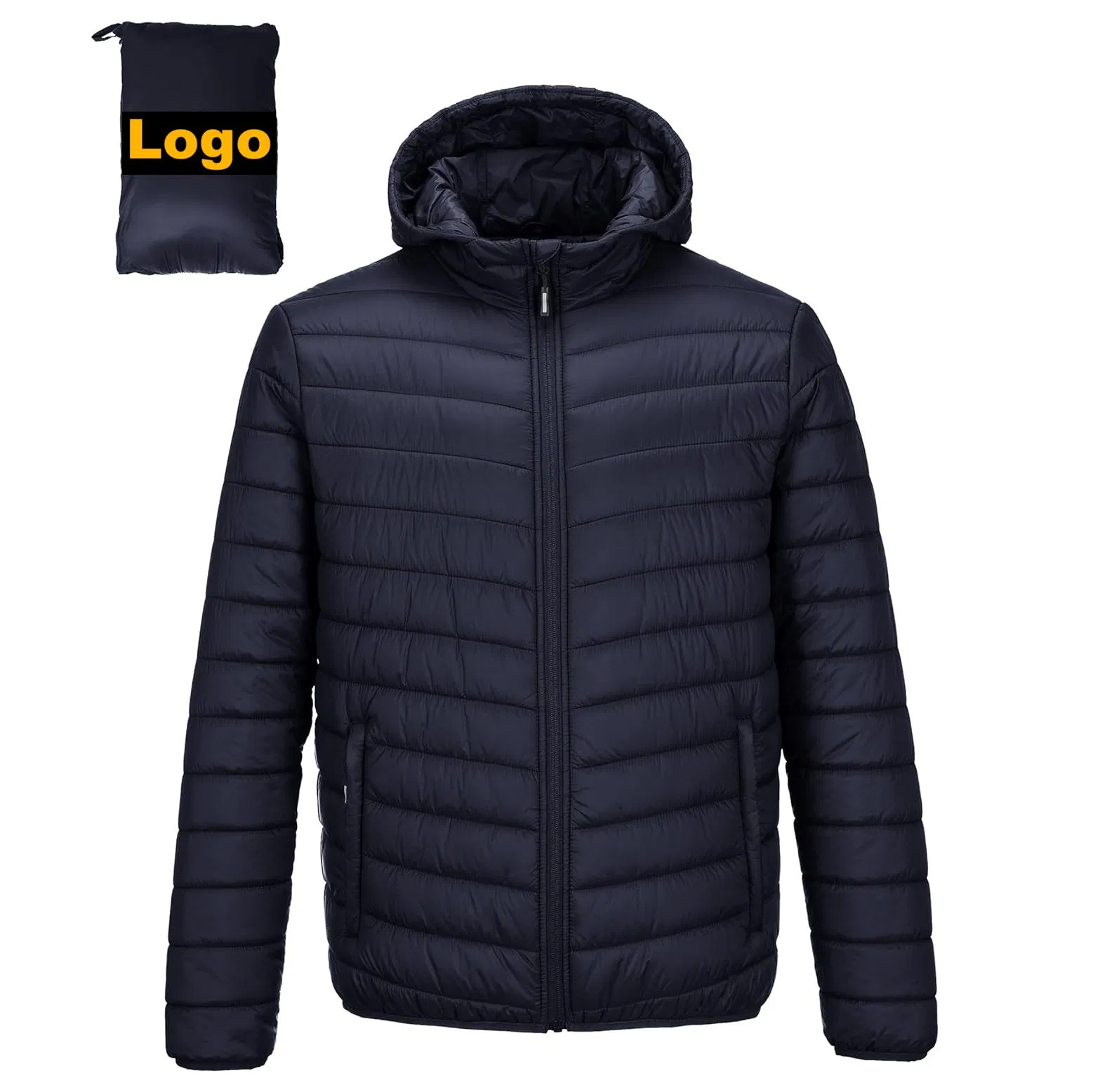 Mens Lightweight Duck Down Jacket Puffer Thick Winter Jacket