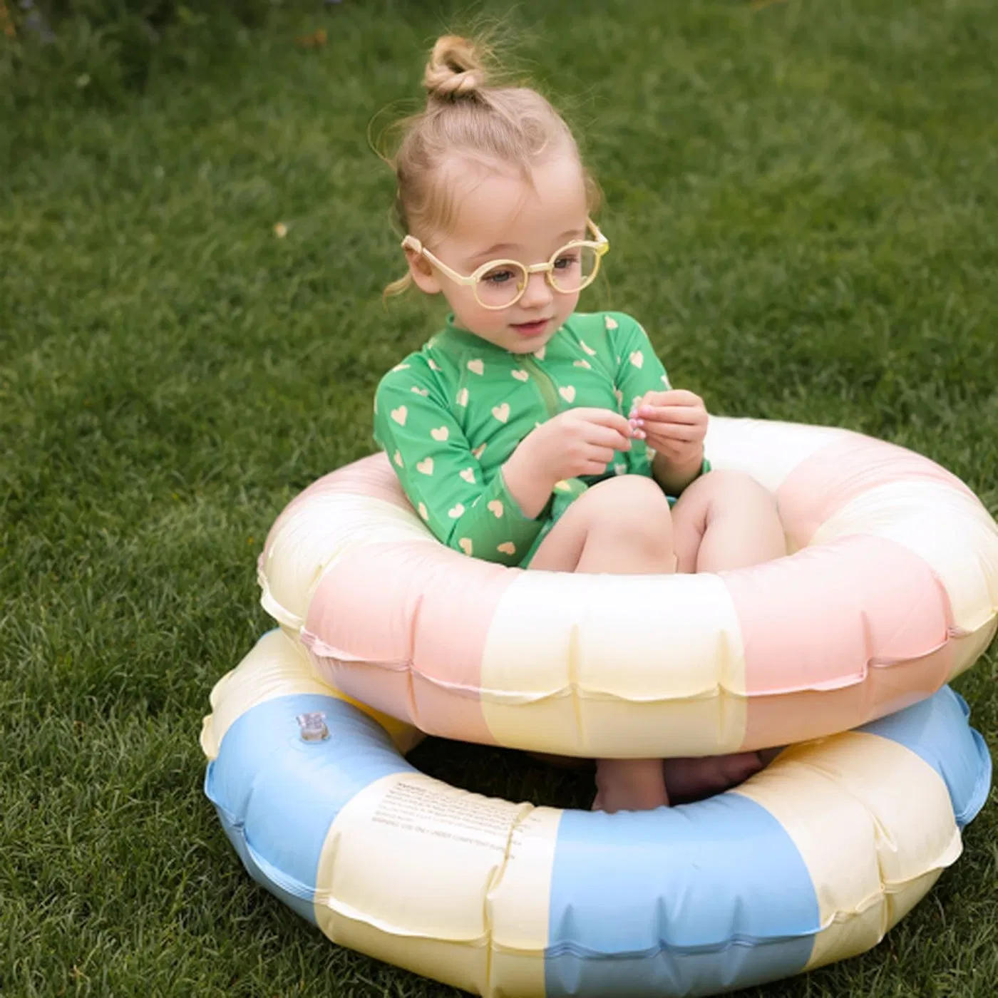 Custom Printed Summer Girls Swimwear UV Protection Swimsuit Set Kids Children Swim Wear Baby Bikini Swimwear Beachwear