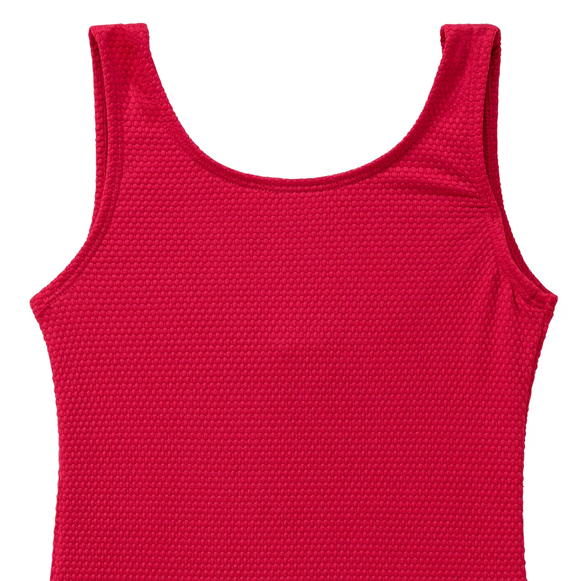 Solid Color Baby Children Girl One-Piece Swimwear Red Color Swimsuit Summer Bathing Suits