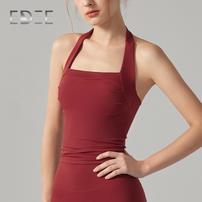 Customized Moisture-Wicking Sports Crop Tops for Yoga Gym Workouts