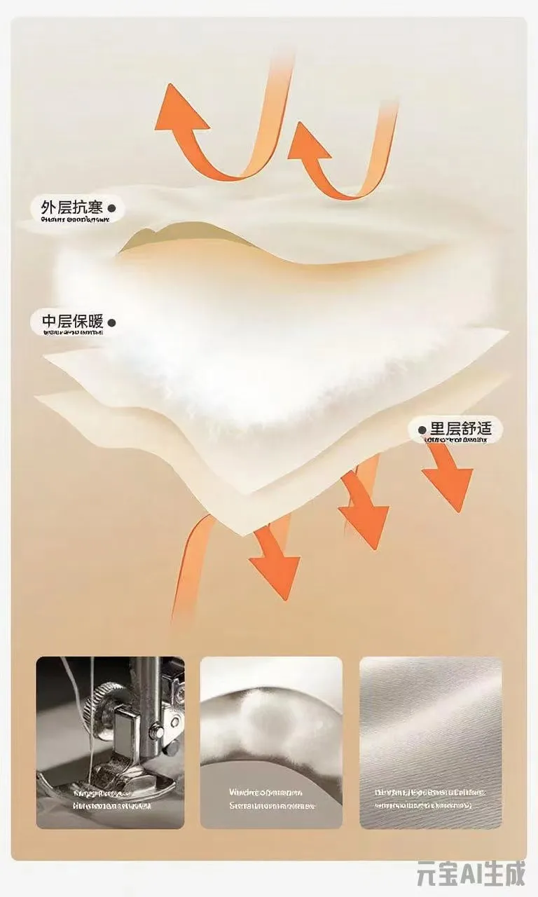 Lightweight Men's Down Jacket Detail