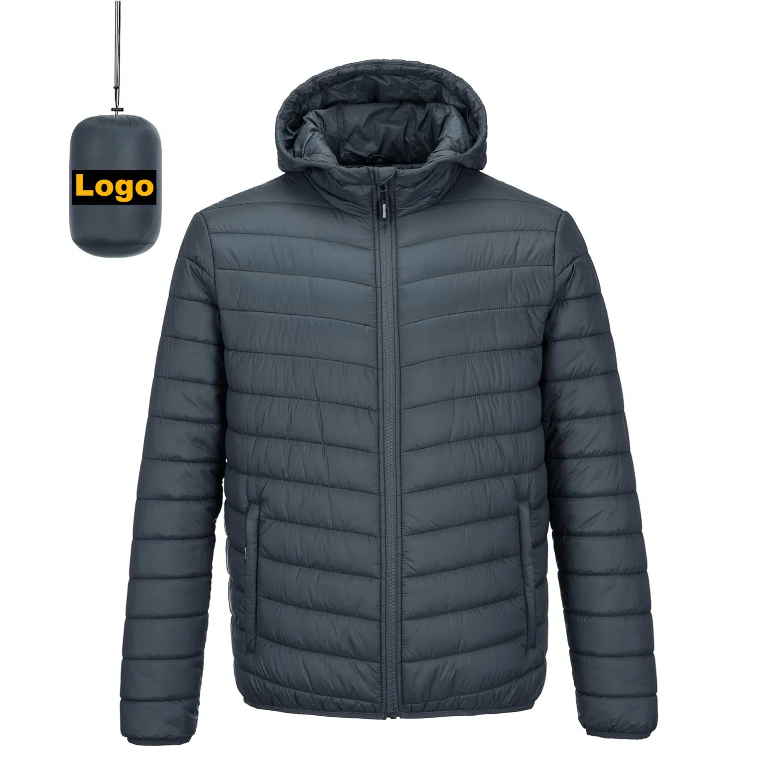 Mens Lightweight Duck Down Jacket Puffer Thick Winter Jacket