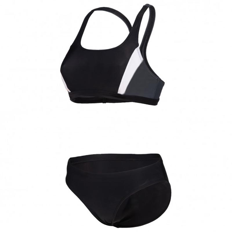 Chlorine Resistant Italy PBT Sports Training Racing Bikinis Swimsuit Beach Swimwears for Women Girl Swimming