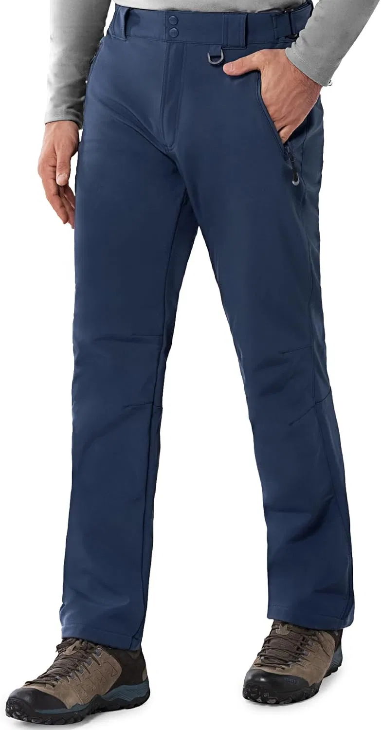 Men's Thermal Waterproof Ski Pants - Insulated Fleece Lined Snowboard Trousers (Bulk Order)