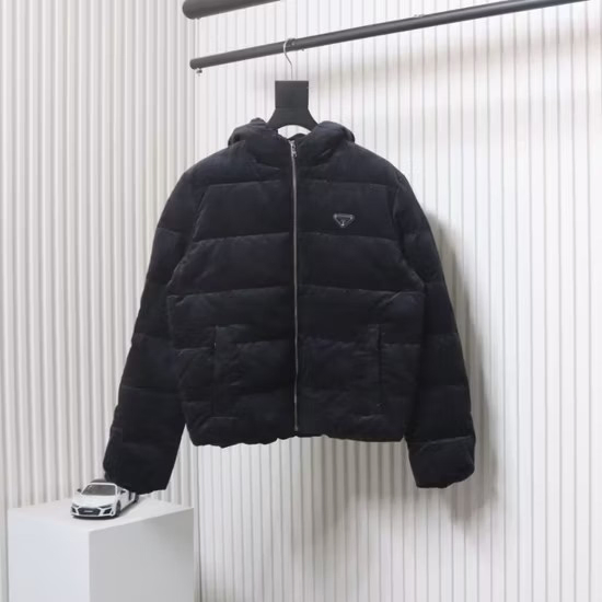 New Custom Warm-Weather Clothing - Jackets, Insulated Coats, Men's Outerwear, Designer Brand, Men's Beanie Down-Filled Down Jacket, Casual Solid-Color Zipper Do