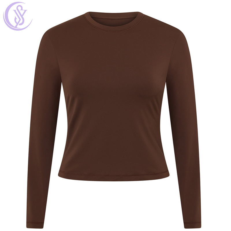 Plus Size Women′ S Quick-Dry Thermal Pullover Fleece Tops Slim Fit Athletic Fleece Lining Winter Running Warm Base Layer Long Sleeve Sportswear