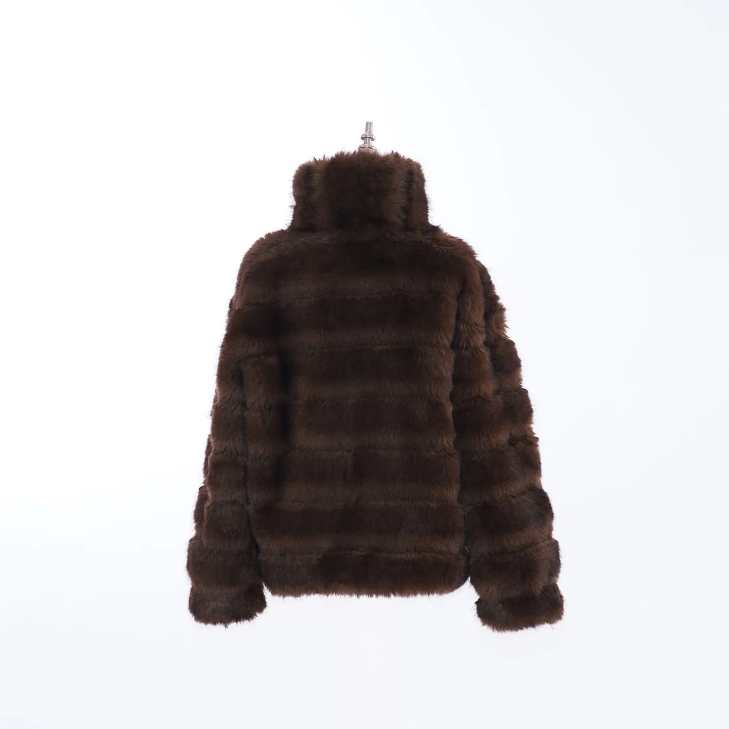 Faux Sable Fur Long Coat Winter Turn-Down Collar Thick Warm Women Luxury Overcoat