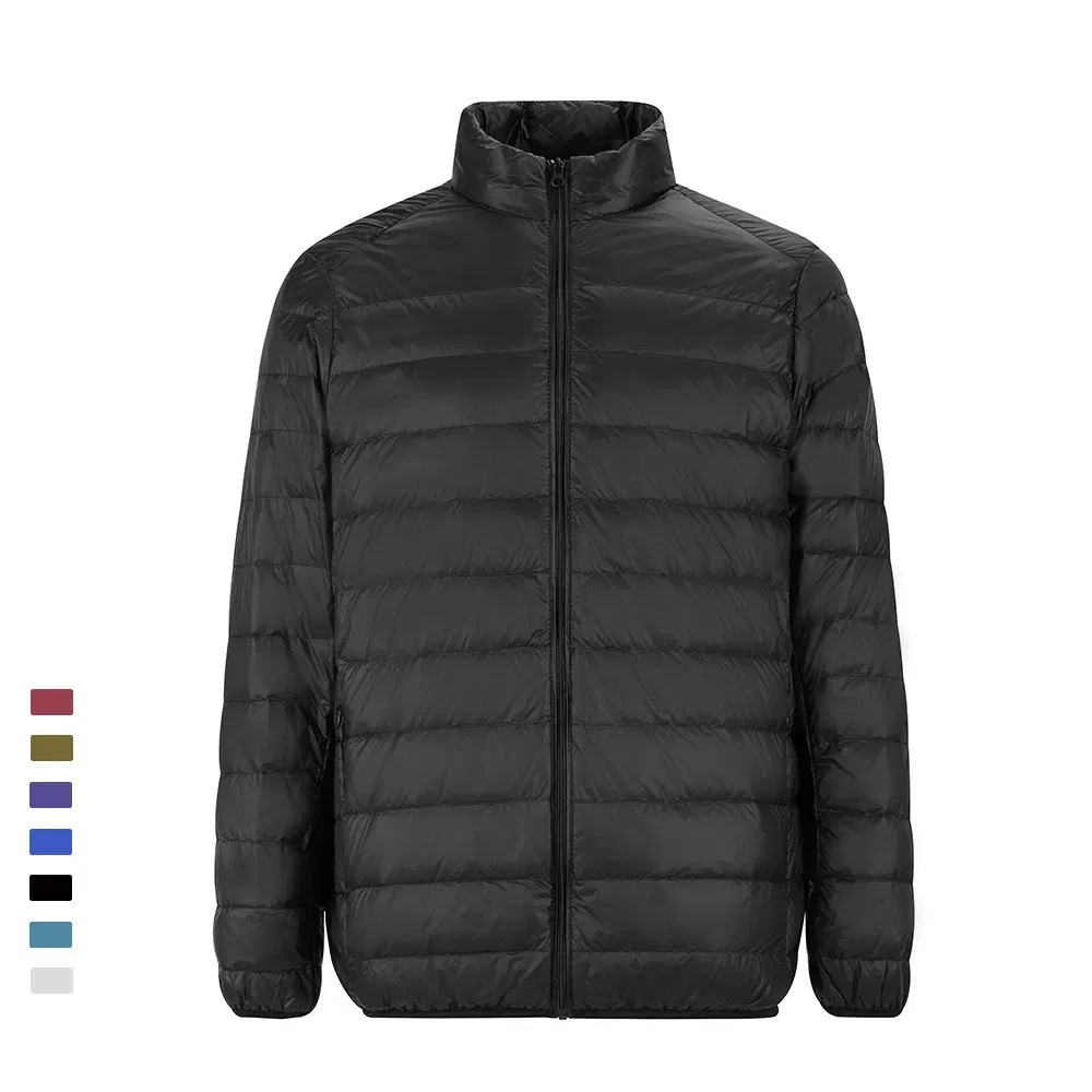 OEM/ODM Winter Ultra Light Down Jacket Packable Lightweight Down Puffer Jacket