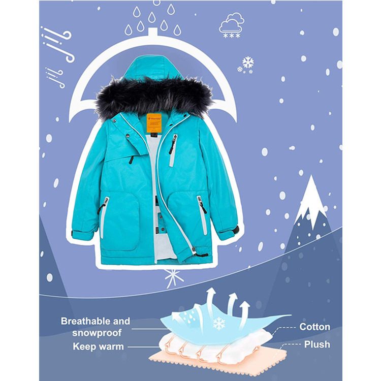 Custom Fleece Light Girls Ski Wear