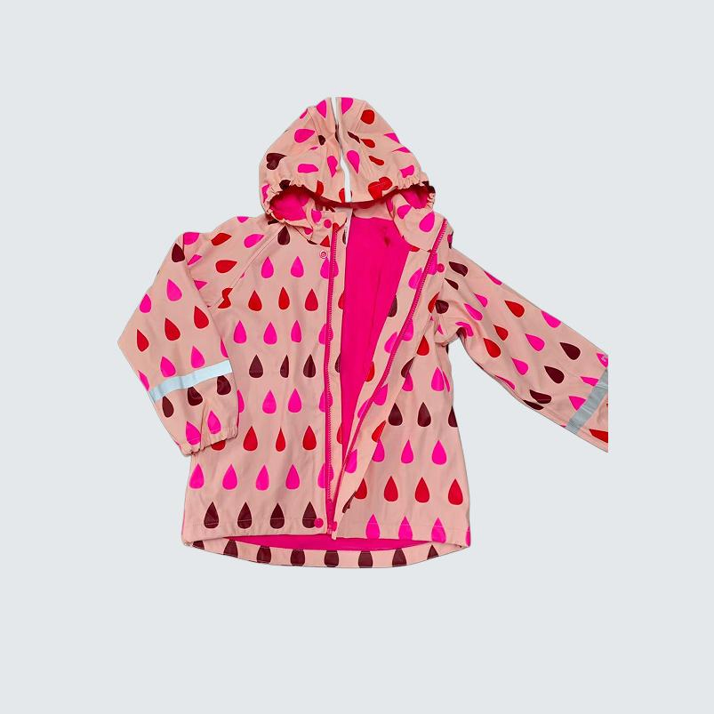 Kids Waterproof Outdoor Jacket - Windproof PU Rainwear for All Weather Outdoor Jacket for Kid's Snow Wear Ski Wear