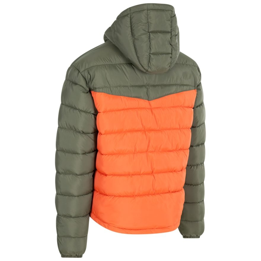 Men's Padded Puffy Warm Water Resistant Jacket with Hood