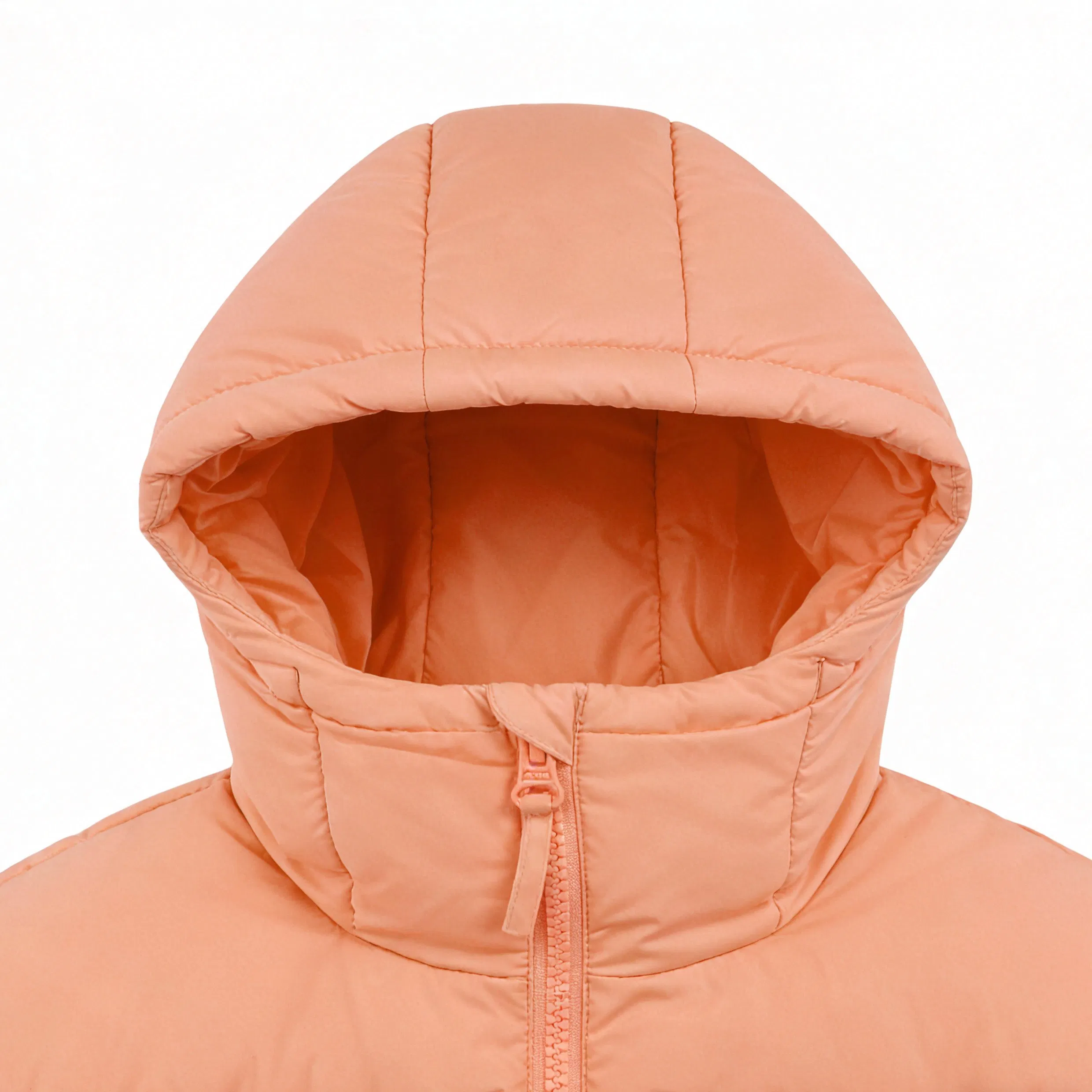 Kids' Hooded Puffer Jacket with Pockets for Winter Warmth