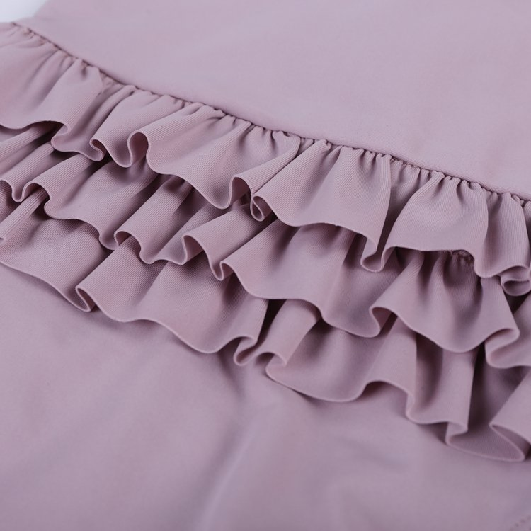 Custom Logo Design Long Sleeve UV Protection Colorful Girl Kids Swimwear