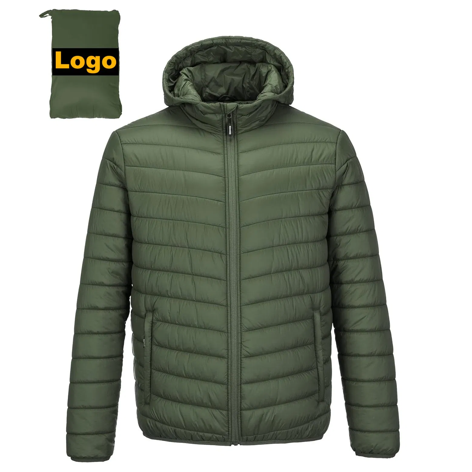 Mens Lightweight Duck Down Jacket Puffer Thick Winter Jacket
