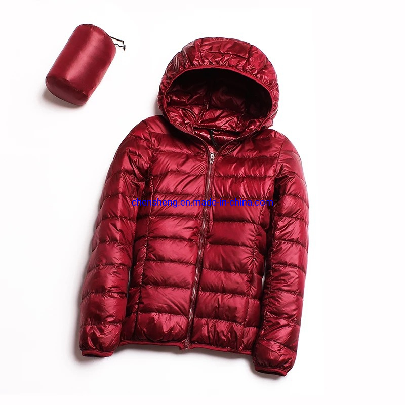 900 Power Fill Outdoor Woman Ladies Light Feather Lightweight Duck Goose Down Jacket