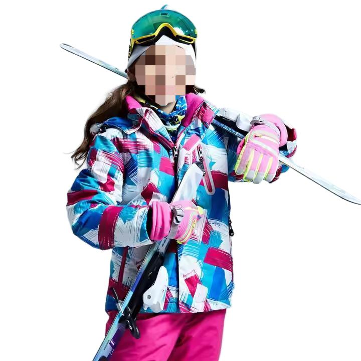 Conmr Children's Ski Suit Waterproof Breathable Durable Wear for Snow Adventure