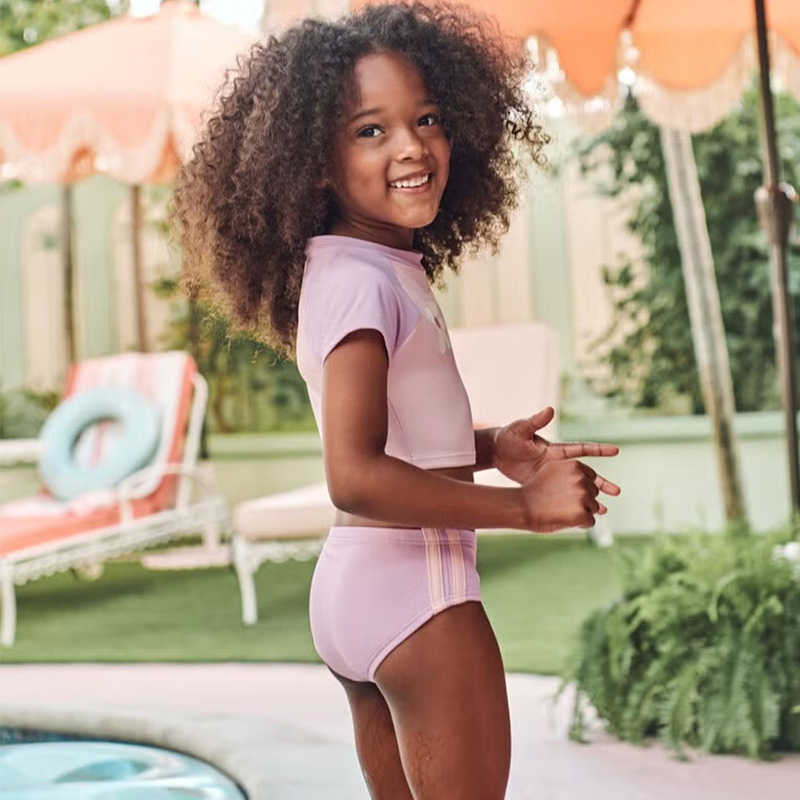 Summer UV Protection and Antibacterial Kids Swimwear Girls Swimsuit Swimsuit