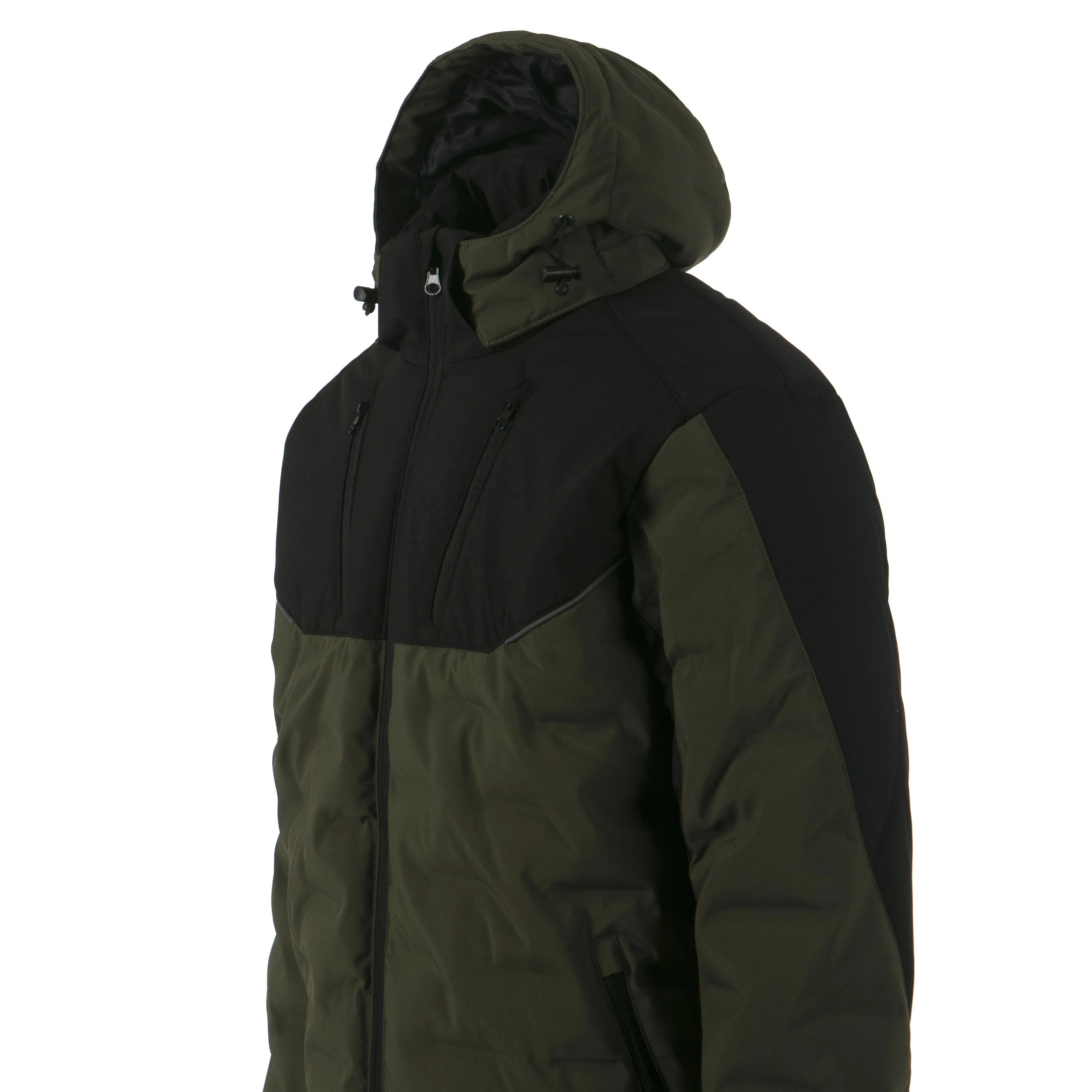 Men's Down Jacket Hooded Winter Jacket Men 2024 Fashion Stand Collar Puffer Coat