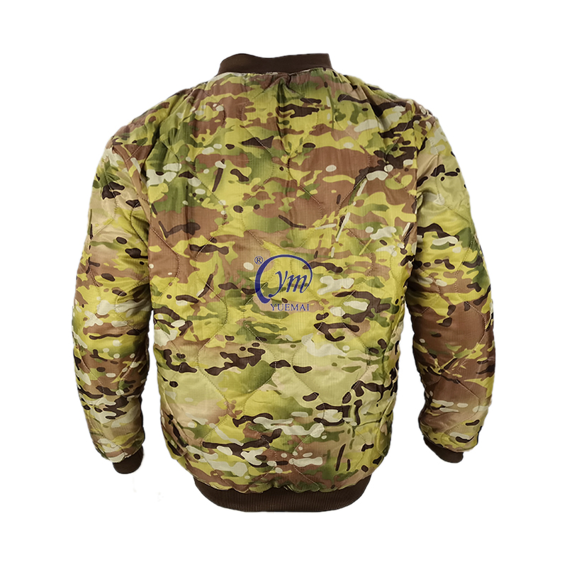 New Crew Neck Men's Sweatshirt Multicam Soft Padded Woobie Hoodie Zip up Water Resistant Tactical Jacket