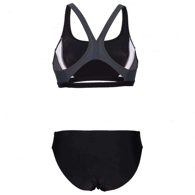 Chlorine Resistant Italy PBT Sports Training Racing Bikinis Swimsuit Beach Swimwears for Women Girl Swimming