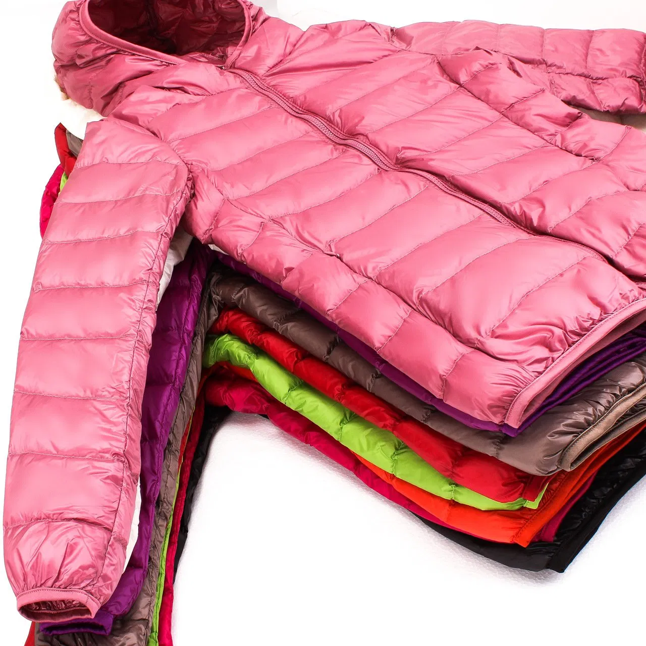 Stylish Packable Hooded Long Sleeve Women's Puffer Jacket