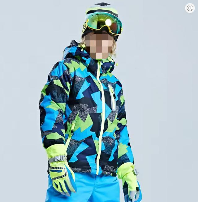 Conmr Kids Ski Suit Windproof Waterproof Warm Set for Winter Sports