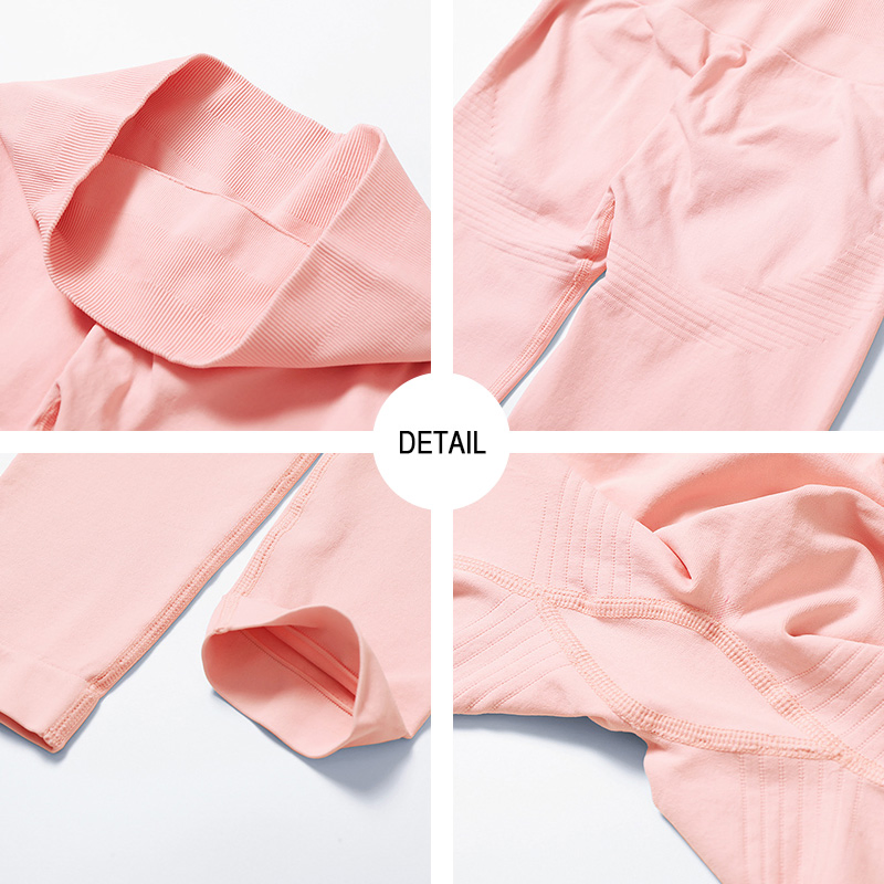 90% Nylon 10%Spandex Seamless Scrunch Butt Lift High-Waisted Tummy Control Running Gym Fitness Workout Yoga Leggings