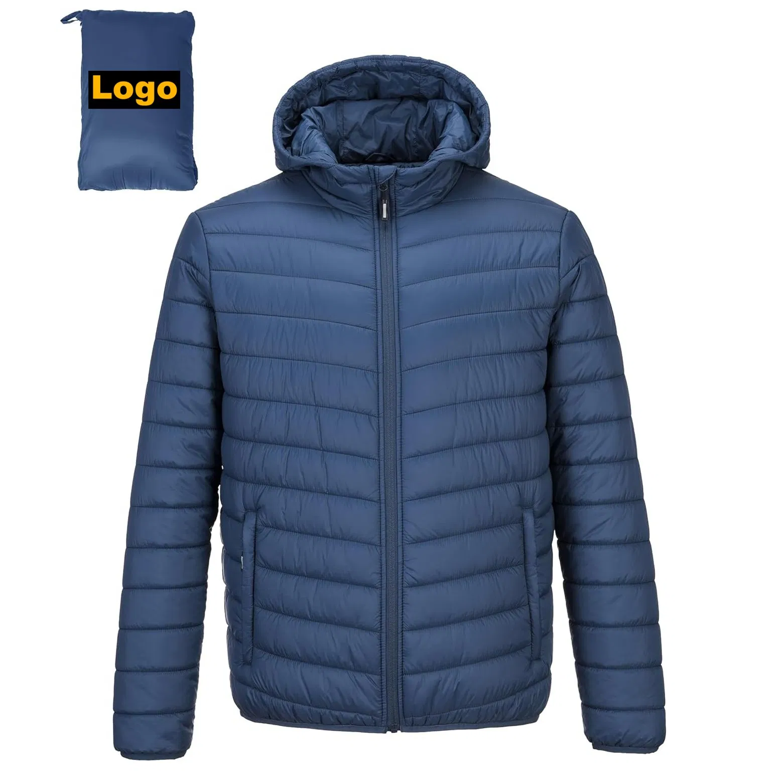 Mens Lightweight Duck Down Jacket Puffer Thick Winter Jacket