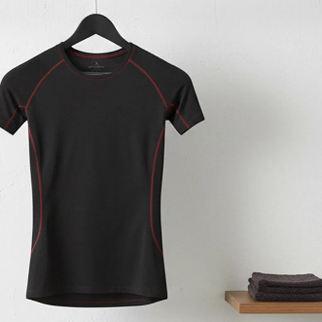 Soft Merino Wool T-Shirt Lightweight Odor-Resistant Thermal Wear Workwear