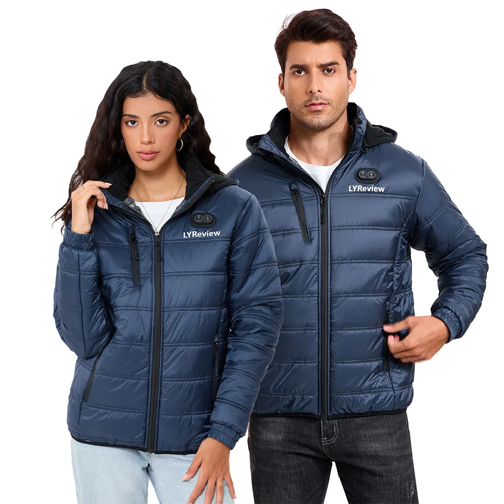 2026 Fashion Winter Outdoor Heated Clothing Set Temperature Pulseheat Coat with Battery Thermal Jacket