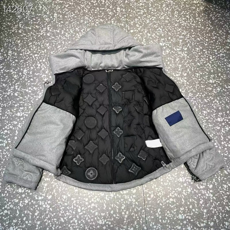 Custom Warm Winter Clothes Down Jackets Puffer Coats Male Coat Designer Branded Men's Hooded Goose Down Jacket 1: 1 Refined Replica Product