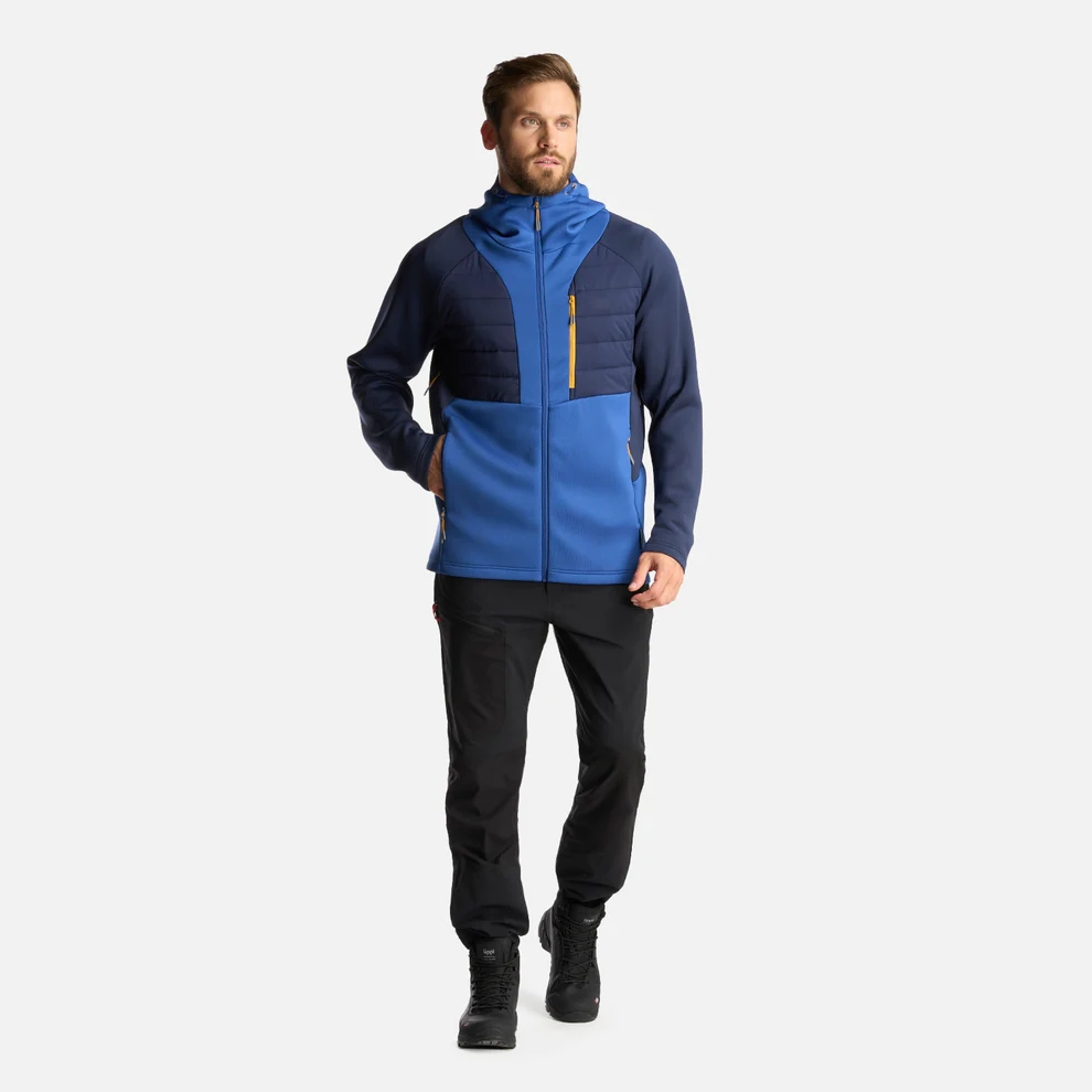 Mens Customizable Unisex Wholesale Water-Resistant Softshell Work Blue Padded Jacket for Men