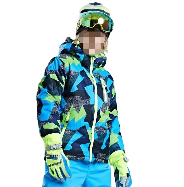Conmr Kids Ski Suit Windproof Waterproof Warm Set for Winter Sports