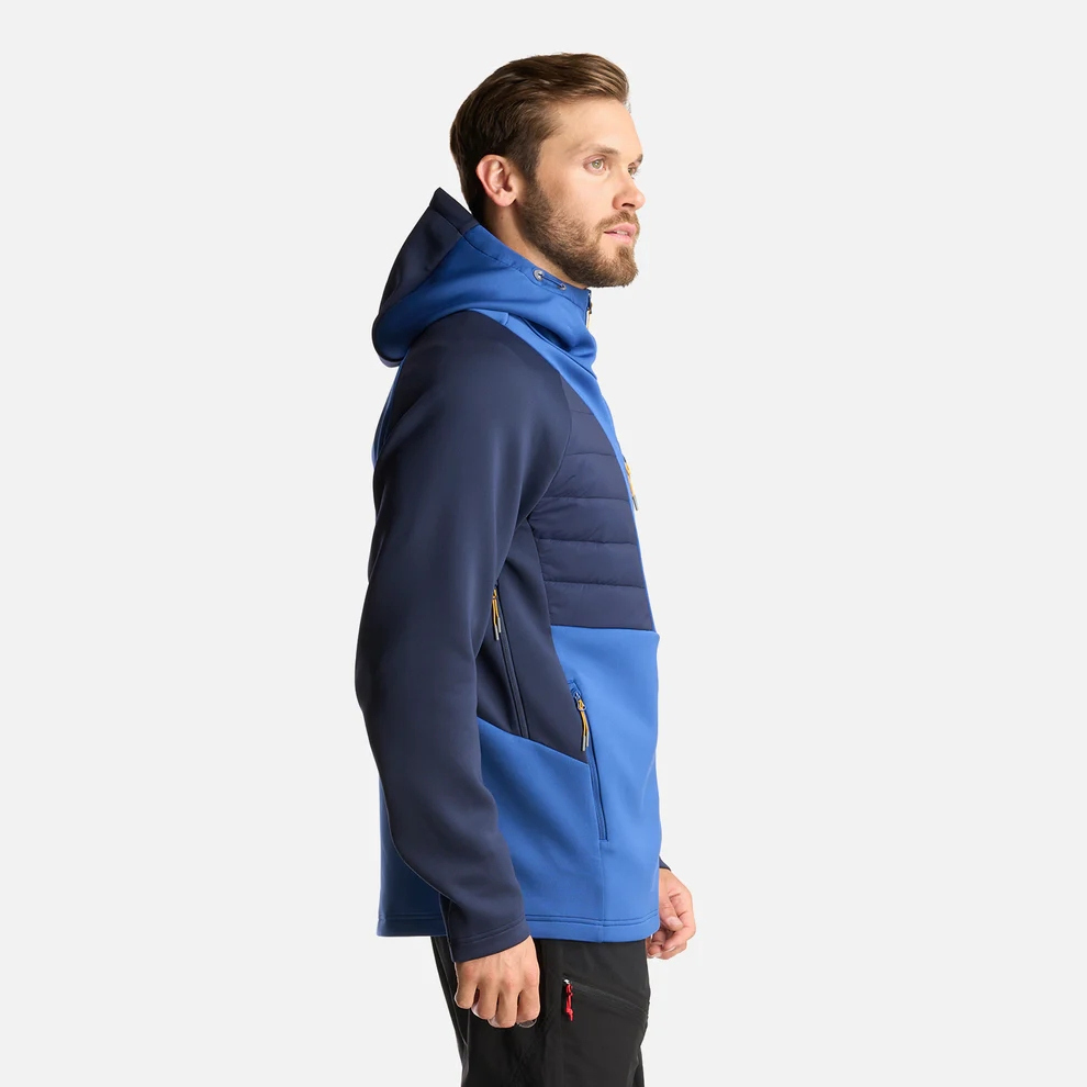 Mens Customizable Unisex Wholesale Water-Resistant Softshell Work Blue Padded Jacket for Men