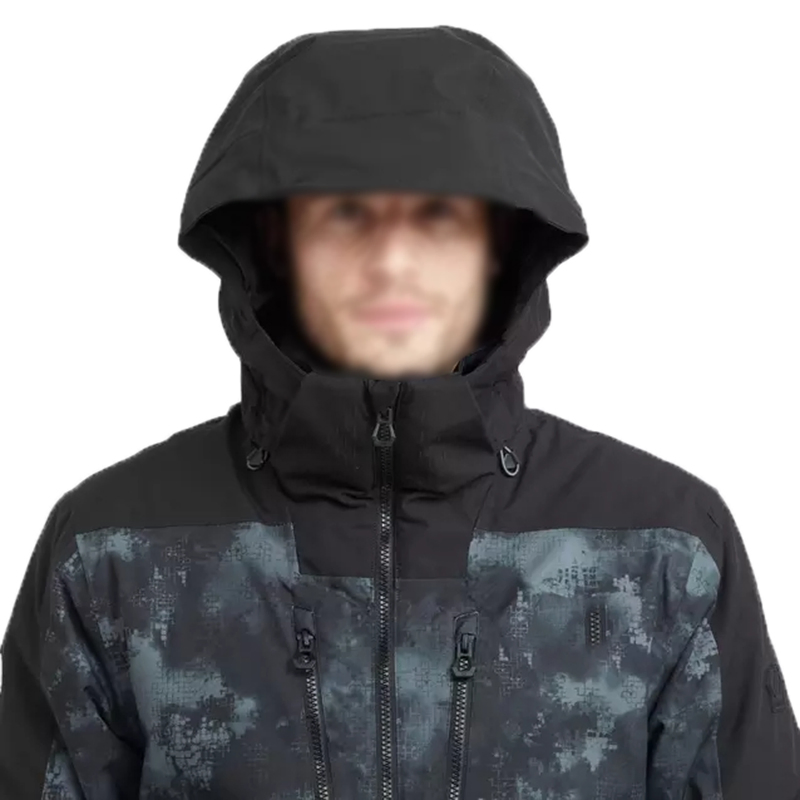 CONMR Men's Cotton Ski Jacket Waterproof Windproof Winter Snowboarding Outdoor Wear