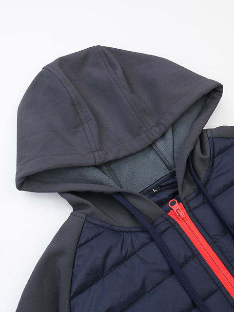 Men's Lightweight Waterproof Warm Sports Down Winter Varsity Windbreaker Safety Jacket