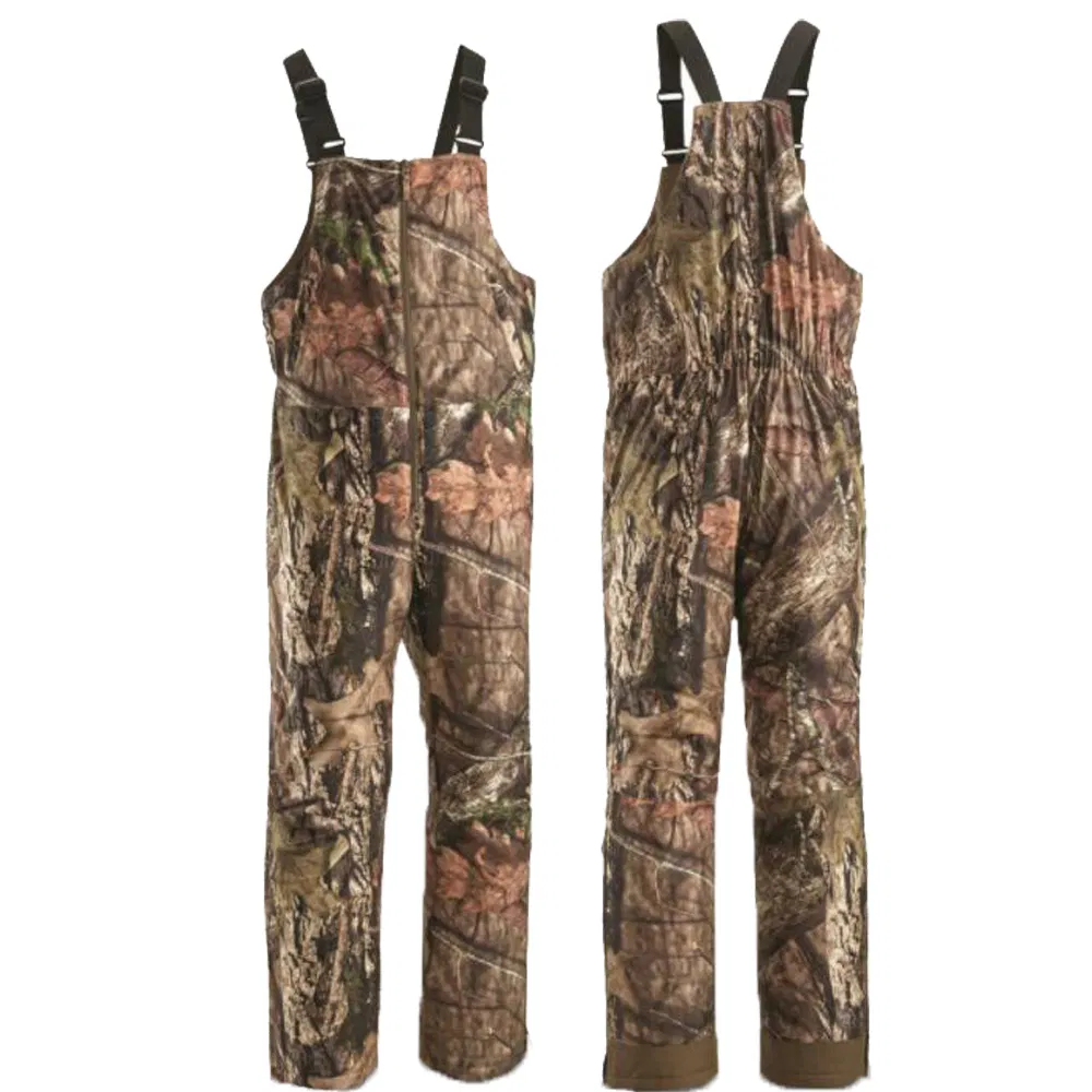 Men's Water Resistant Jacket Camouflage Hunting Bibs
