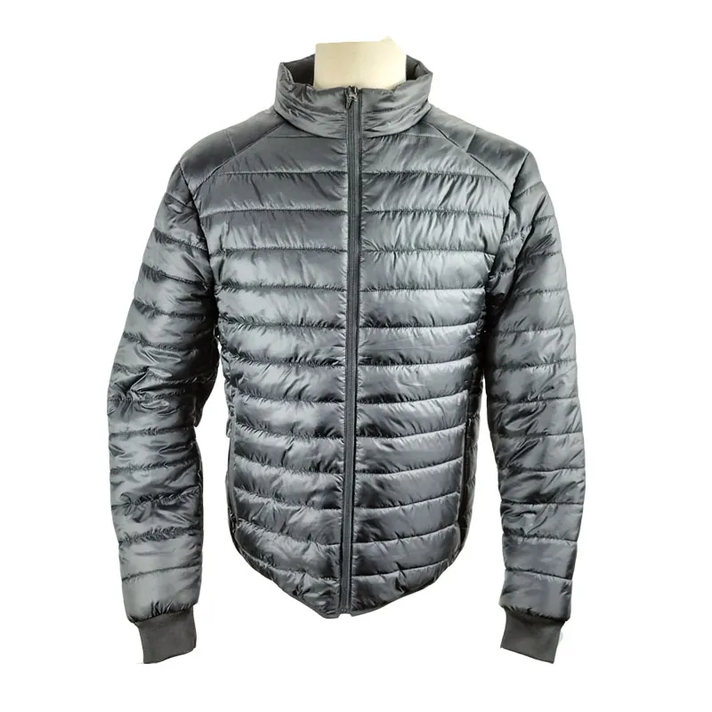 Hooded Puffer Coat Men Padded Fake Down Jacket for Winter