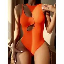 Custom High Quality Sexy Plus Size Black One Piece Bikini Beachwear Swimsuit Women Conservative Skirt Swimwear Bathing Suits