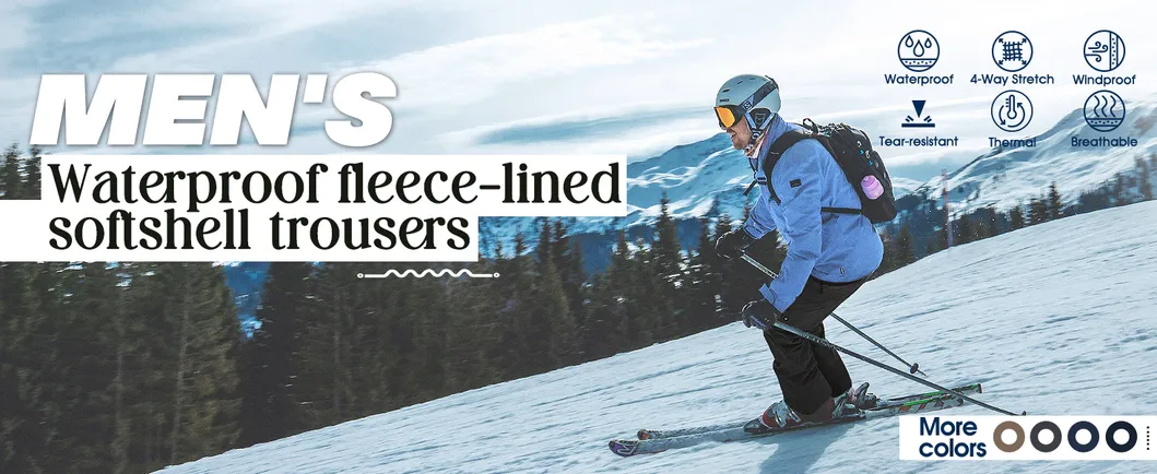 Men's Thermal Waterproof Ski Pants