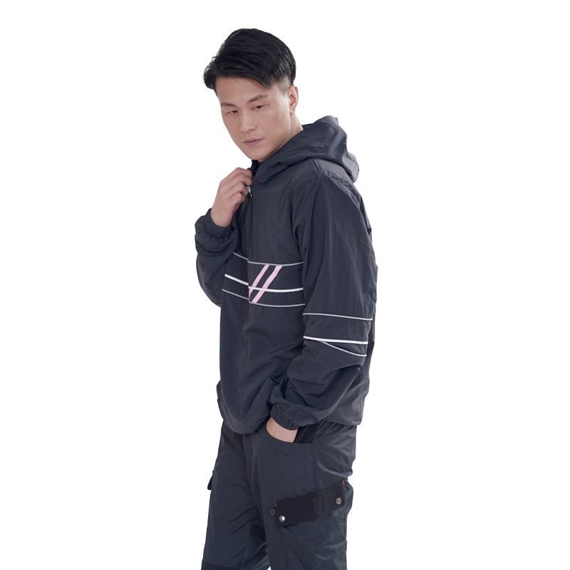 Men's Jacket Fashion Sports Handsome Outdoor Coat Hooded Breathable Top Jacket