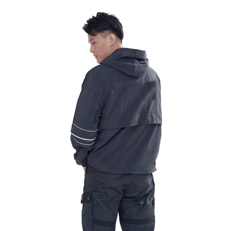 Men's Jacket Fashion Sports Handsome Outdoor Coat Hooded Breathable Top Jacket