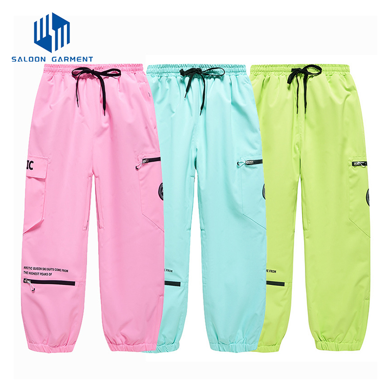 Winter Outdoor Insulated Breatheable Snowboard Ski Trousers Waterproof Snow Pants