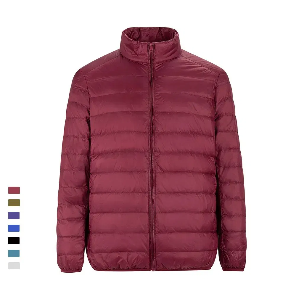 OEM/ODM Winter Ultra Light Down Jacket Packable Lightweight Down Puffer Jacket