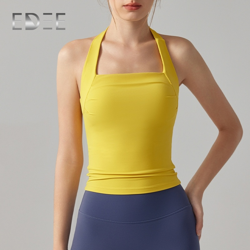 Customized Moisture-Wicking Sports Crop Tops for Yoga Gym Workouts