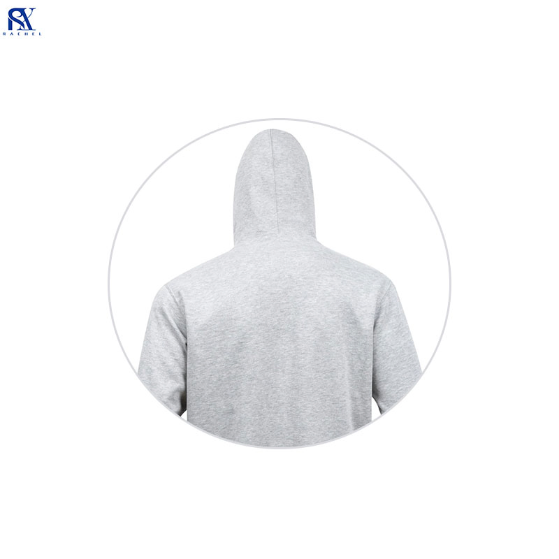 Anti-Static Outwear Grey Breathable Sports Wear Men's Hoodies Jacket