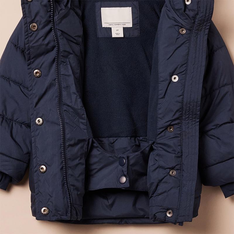 Hot Sale Customized Winter Water Resistant Winter Polyester Padded Boys Ski Jacket