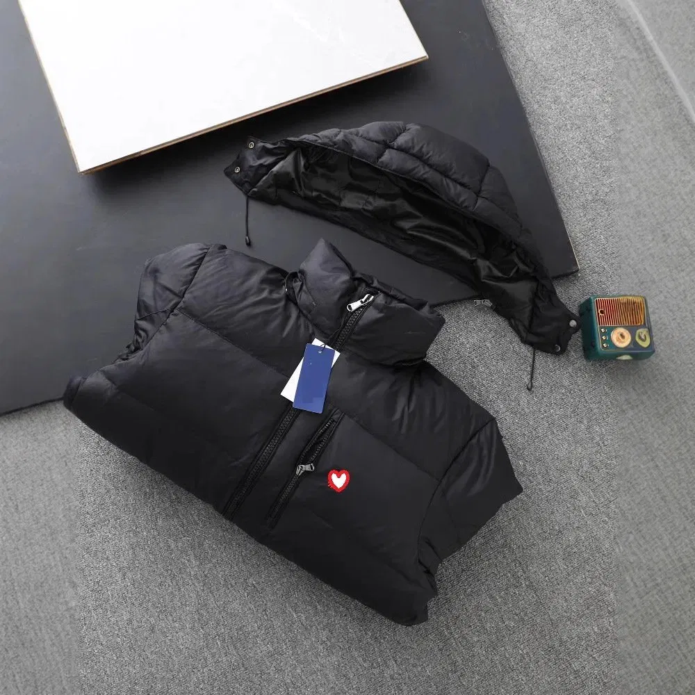 High Quality Men's Down Jacket Winter New Casual Outerwear Polo Hooded Puffer